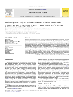 Methane ignition catalyzed by in situ generated palladium