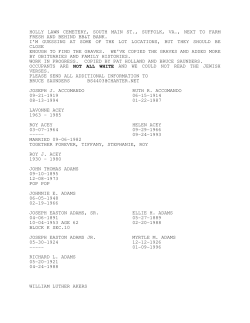 Holly Lawn Cemetery, Suffolk, VA