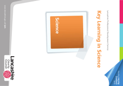 Key Learning in Science