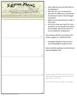 How important was the Nile River to the Egyptians?