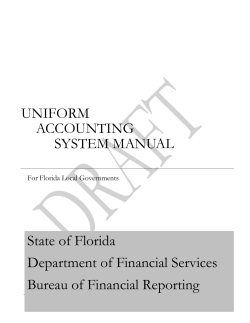 Uniform Accounting System Manual