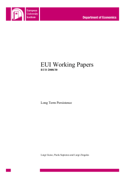eui working papers - Cadmus, EUI Research Repository