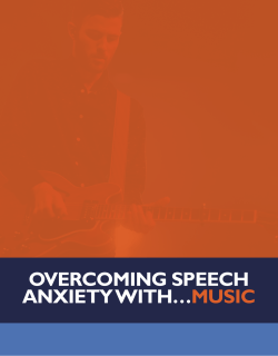 overcoming speech anxiety with&hellip;music