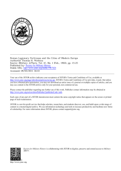 Roman Legionary Fortresses and the Cities of Modern Europe