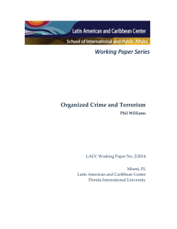 Organized Crime and Terrorism - Kimberly Green Latin American