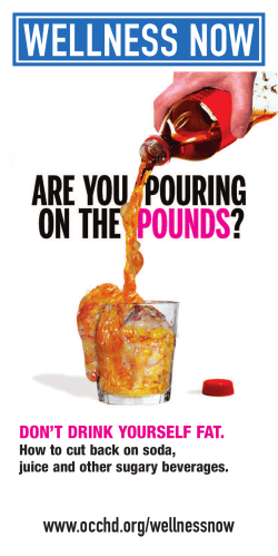 Sugar Sweetened Beverage Booklet.indd