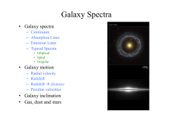 Galaxy Spectra
