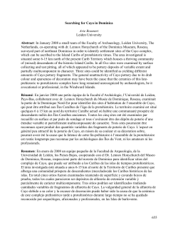655 Searching for Cayo in Dominica Arie Boomert Leiden University