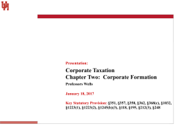 Chapter 2 Formation of Corporation