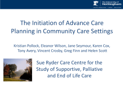 Presentation slides - University of Nottingham