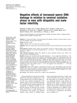 Negative effects of increased sperm DNA damage