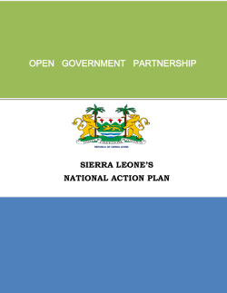 Sierra Leone - Open Government Partnership