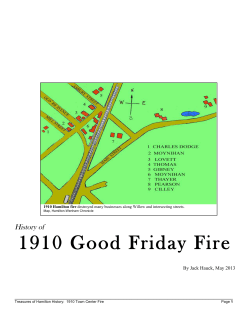 1910 Good Friday Fire - Hamilton