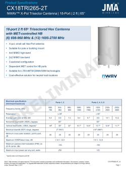 CX18TRI265-2T - JMA Wireless