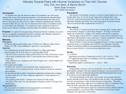 Attitudes Towards Peers with Informal Vocabulary on Their