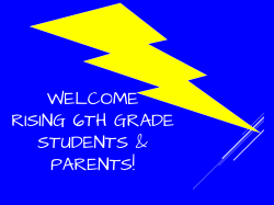 Rising 6th Grade Parent Night