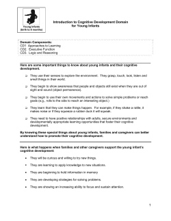 Cognitive Development