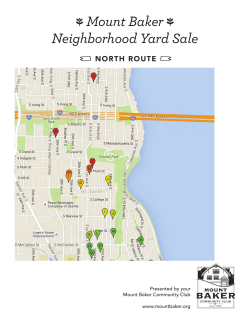 o Mount Bakero Neighborhood Yard Sale