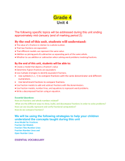 Grade 4 Unit 4