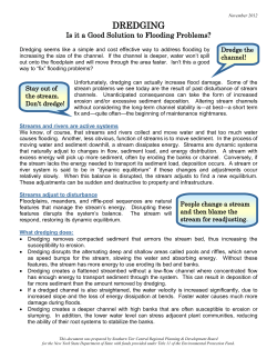 Dredging: Is it a Good Solution to Flooding Problems?