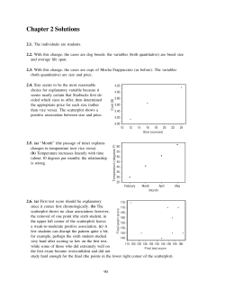 Chapter 2 Solutions - Department of Statistics