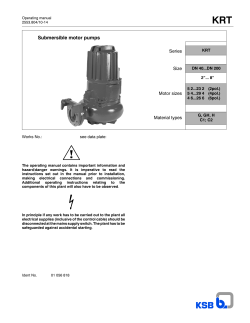Submersible motor pumps