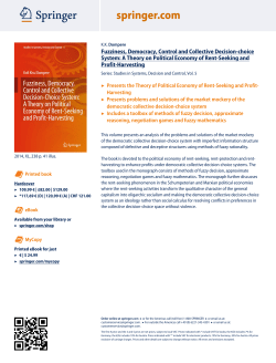 Fuzziness, Democracy, Control and Collective Decision