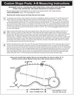 Custom Shape Pools: AB Measuring Instructions