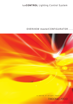 Overview of masterCONFIGURATOR