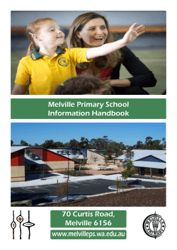 Melville Primary School Information Handbook