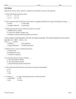 Ch 3 Review