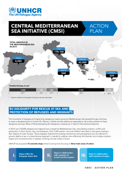 central mediterranean sea initiative (cmsi) action plan