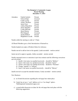 December 2013 board meeting minutes