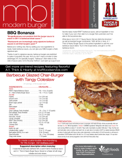 Modern burger Mo - Kraft Foodservice