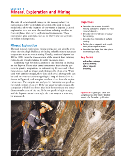 Section 2 Mineral Exploration and Mining