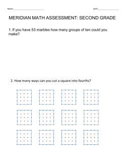 MERIDIAN MATH ASSESSMENT: SECOND GRADE