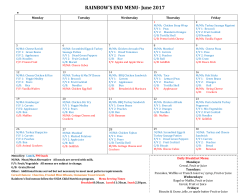 Menu - Rainbow`s End | SIU