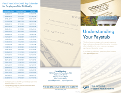Understanding Your Paystub - GW Payroll Services