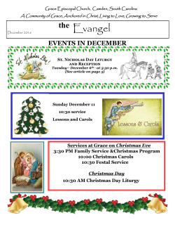 December - Grace Episcopal Church