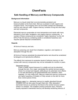 Mercury and Mercury Compounds