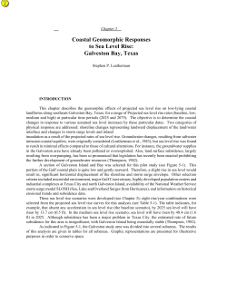 Coastal Geomorphic Responses to Sea Level Rise