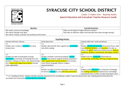The Syracuse City School District
