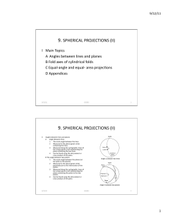 Lecture 09: Stereonets (2)
