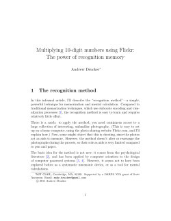 Multiplying 10-digit numbers using Flickr: The