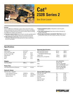 AEHQ5896-01, Cat 232B Series 2 Skid Steer Loader Spec