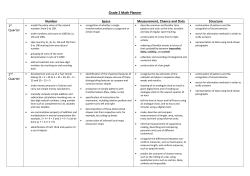 Grade 2 Math Planner