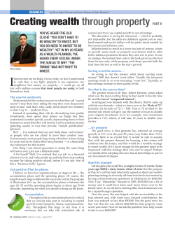 Creating wealth through property PART II