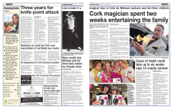 Cork magician spent two weeks entertaining the family