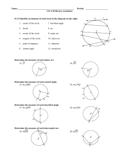 1-12 Identify an instance of each term in