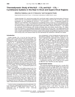Thermodynamic Study of the N2O+ CO2 and N2O+ CO2+